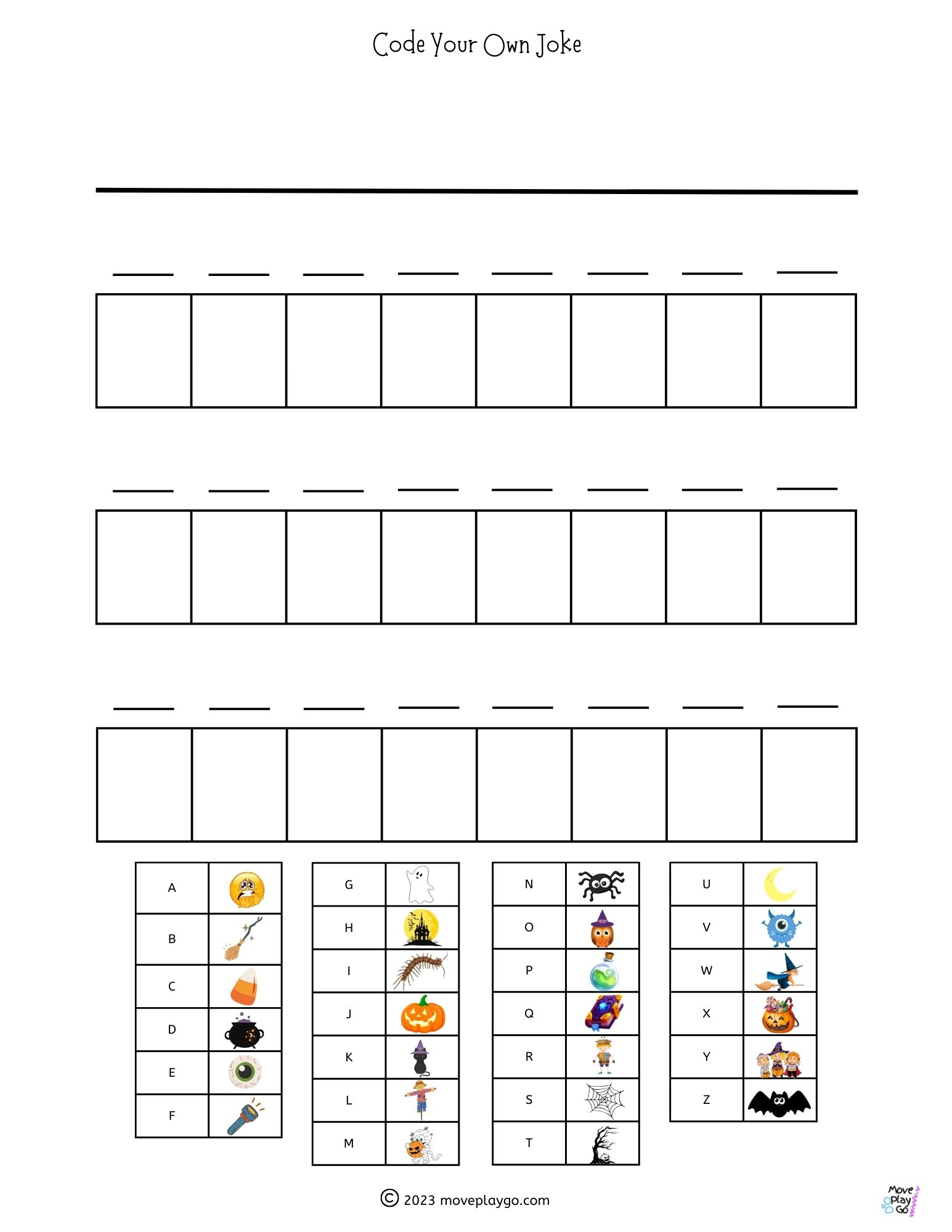 Crack The Code Worksheets